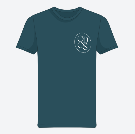 ODCS Front & Back Logo Tee White Font