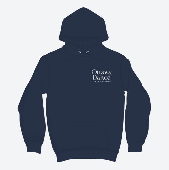 ODCS Front & Large Back Logo Hoodie White Font