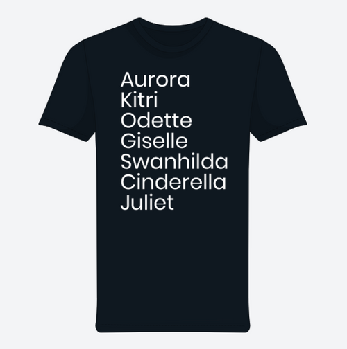 Ballet Female Roles ODCS Tee